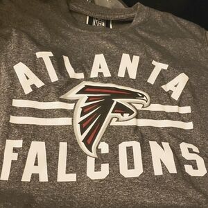 UltraGame Atlanta Falcons Charcoal Grey Long Sleeve T-Shirt Size L